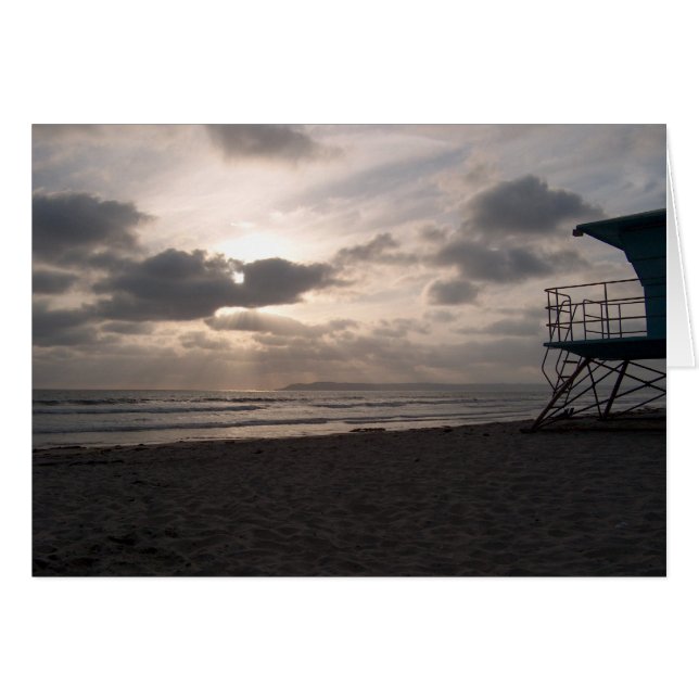 Silver Strand Sunset OBS Kort (Framsidan Horizontal)