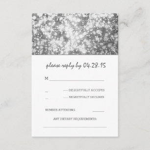 silver stränger ljusbröllop OSAkort OSA Kort