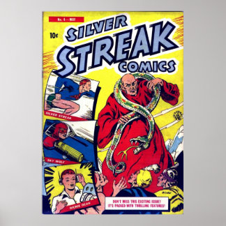 Silver Streak Tecknads 004 papper8fiche JVJ Poster