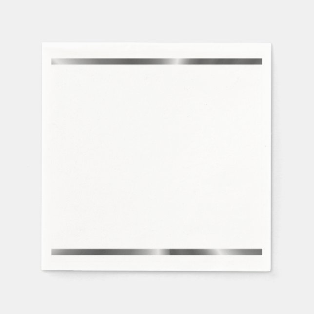 Silver strippade blöjor pappersservett (Framsidan)