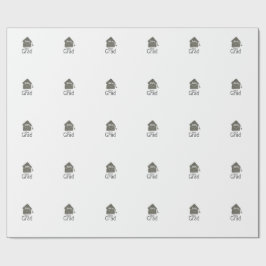 Silver studentmössa glitter lägga till namn grad å presentpapper