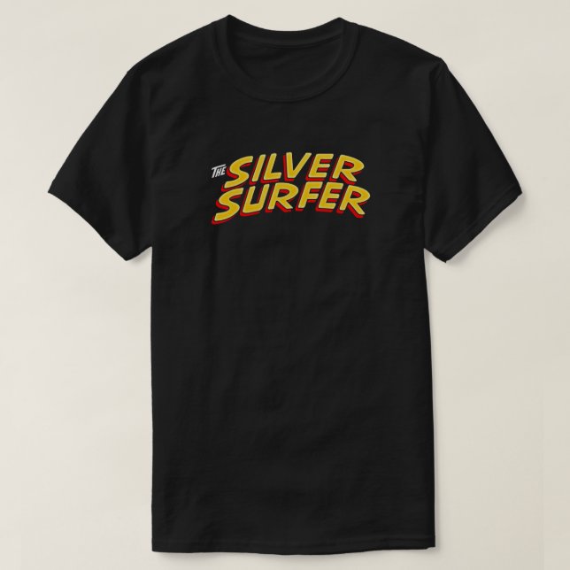 Silver Surfer - Classic Title - Clean Essential T- T Shirt (Design framsida)