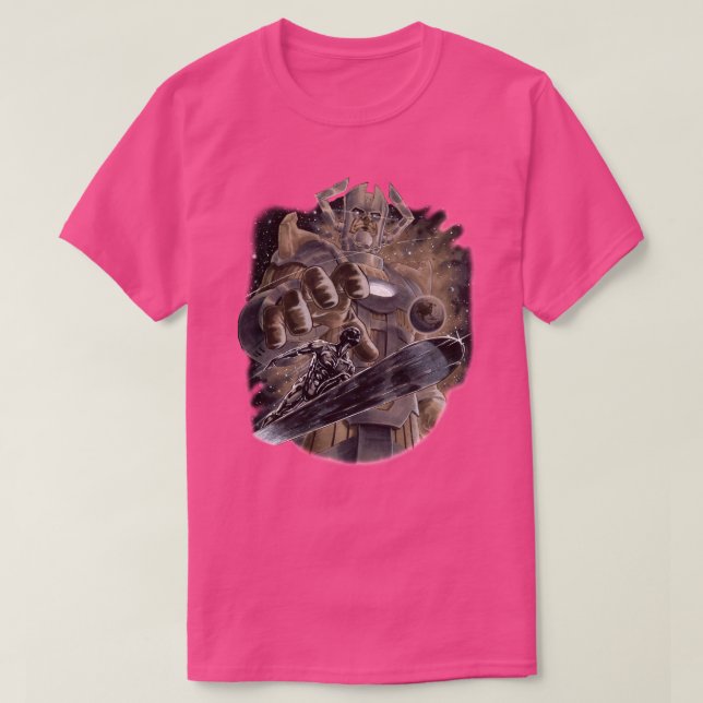 Silver Surfer Galactus T Shirt (Design framsida)