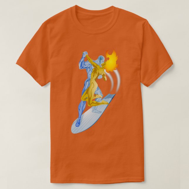 Silver Surfer kärlek T Shirt (Design framsida)