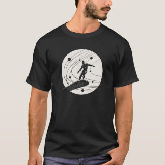 Silver Surfer minimalistisk vit T Shirt