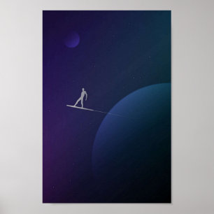 Silver Surfer Minimum Poster