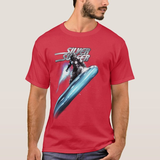 Silver Surfer roliga vän T Shirt (Framsida)