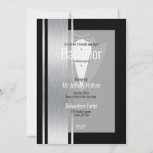 Silver, svart och vit rand sparar datumet