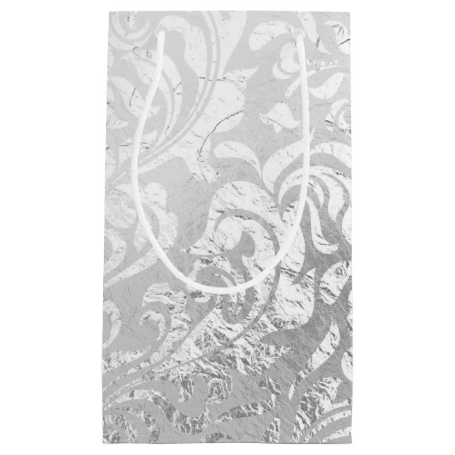 Silver Swirl Gift Bag (Framsidan)