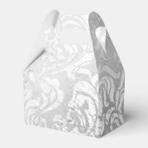 Silver Swirl Gift Box