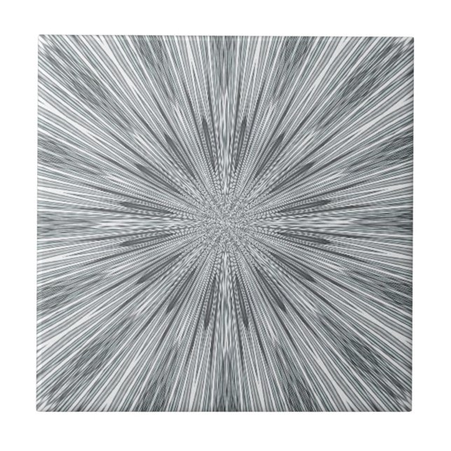 Silver Swirl Kakelplatta (Framsidan)