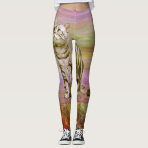 Silver Tabby Katt Leggings