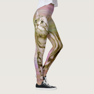 Silver Tabby Katt Leggings