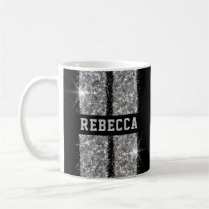 Silver Tävla Rand Personlig Namn Kaffemugg