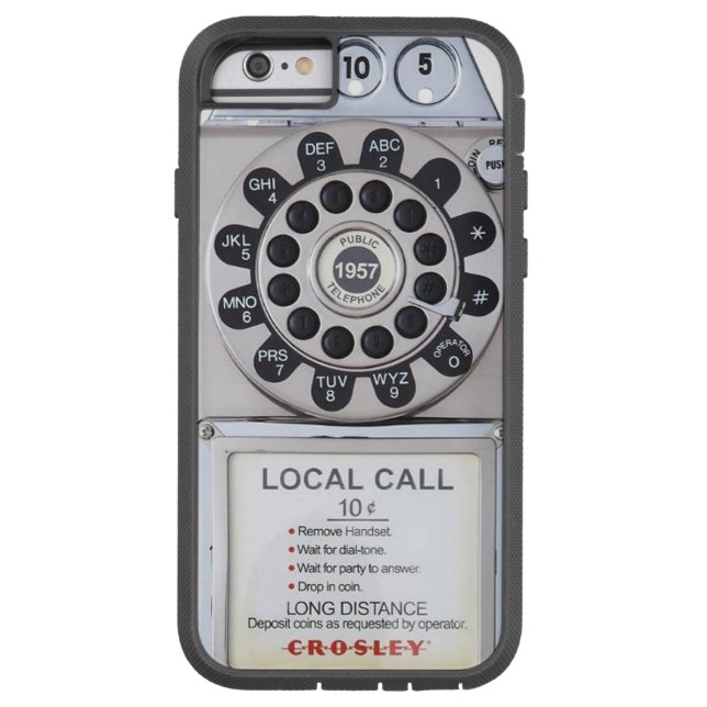 silver-telefonautomat iphone case (Baksidan)