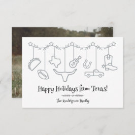 Silver Texas Helgdag Hanging Icons