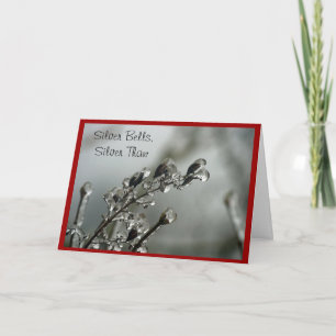 Silver Thaw-julkort Helgkort