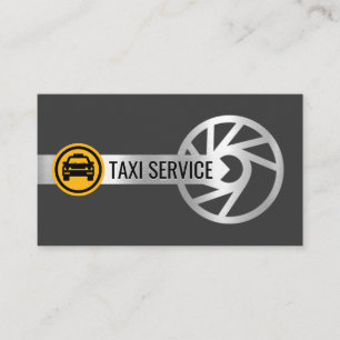 Silver Tire Rim Taxitjänst Visitkort