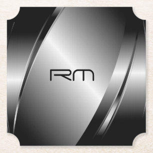 silver-toner i mörk ger glansigt metallutseende underlägg papper