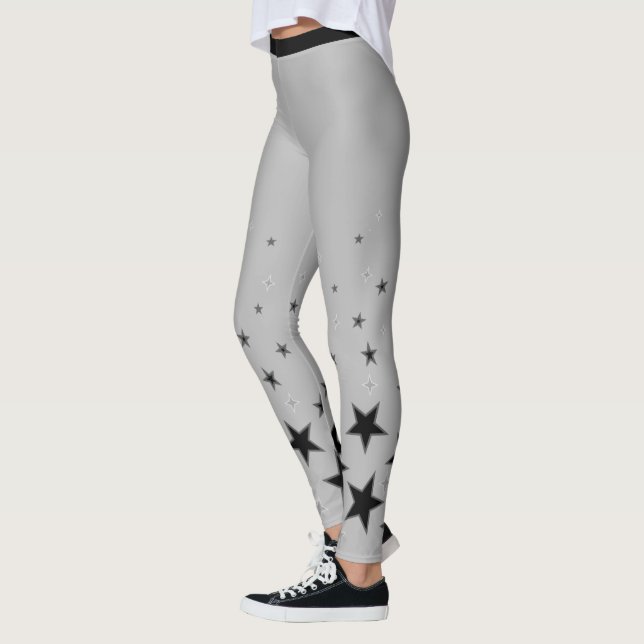 silver toppen star leggings (Vänster)