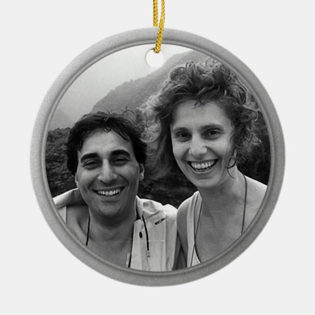 Silver Trim Photo Ornament (Framsidan)