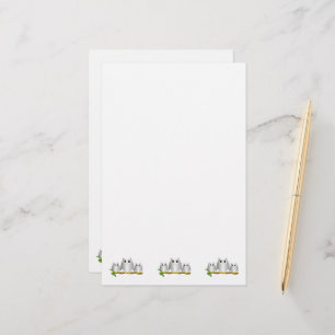 Silver Ugglor Design Brevpapper
