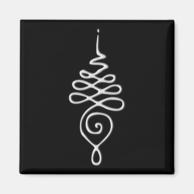 Silver Unalome Magnet (Framsidan)