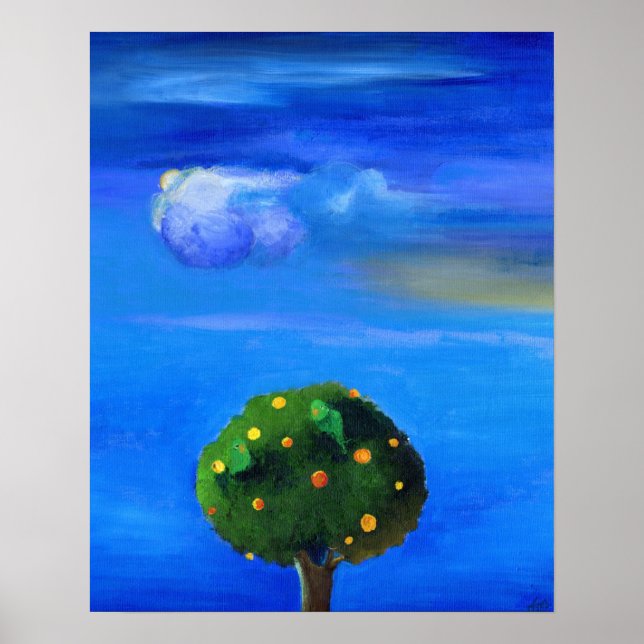 Silver under Orangen Träd 2012 Poster (Framsidan)