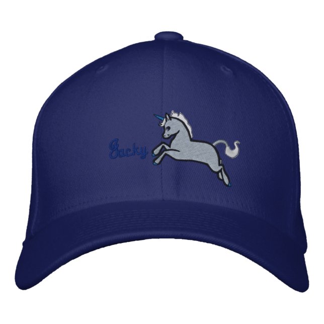 Silver Uni Hat Broderad Keps (Framsida)