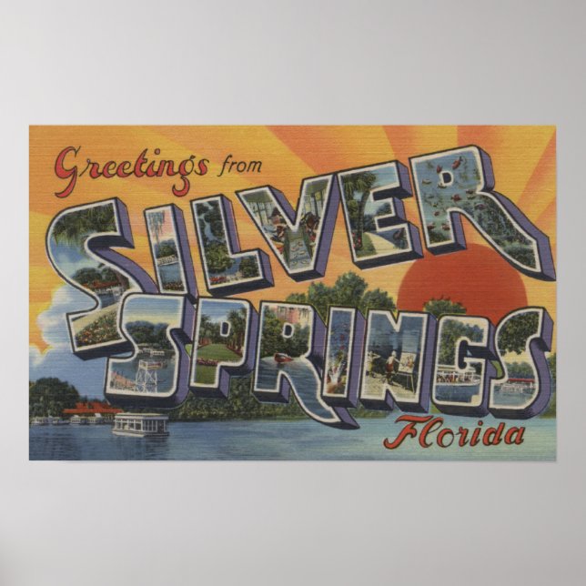 Silver Vår, Florida - Stora Brev Scenes 2 Poster (Framsidan)