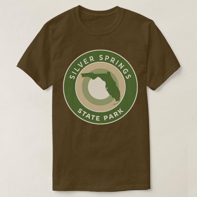 Silver Vår nationalpark Florida Bullseye T Shirt (Design framsida)