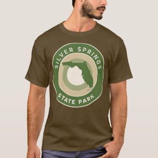 Silver Vår nationalpark Florida Bullseye T Shirt