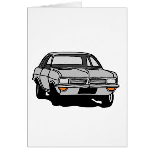 Silver Vauxhall Viva Hälsningskort