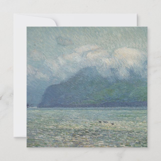 Silver Veil och Golden Gate av Childe Hassam (Framsida)