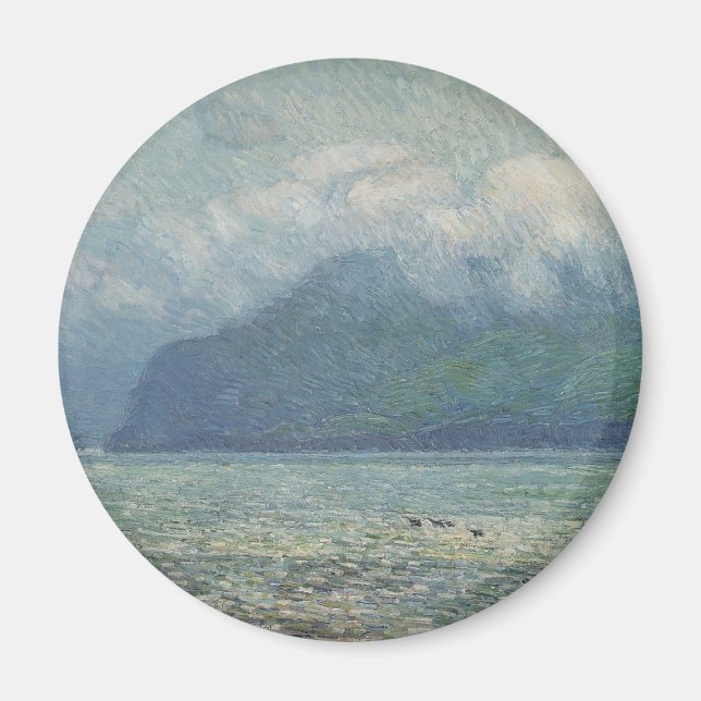 Silver Veil och Golden Gate av Childe Hassam Magnet (Framsidan)