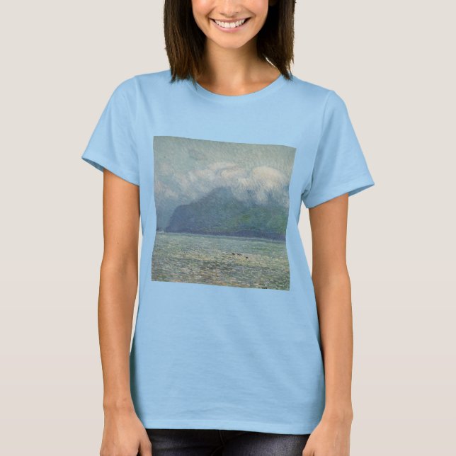 Silver Veil och Golden Gate av Childe Hassam Tee (Framsida)