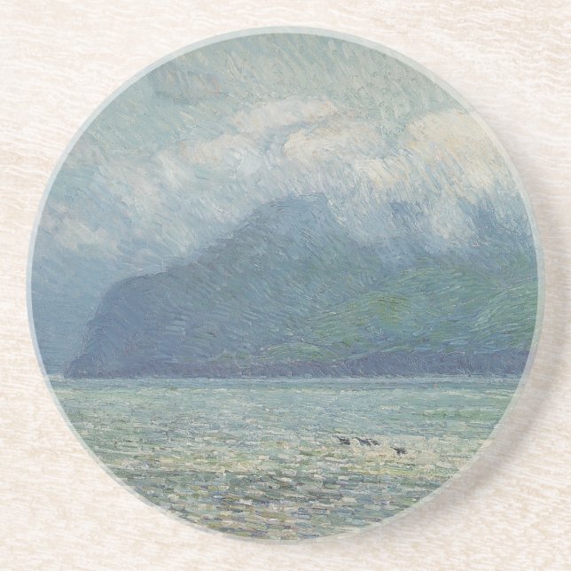 Silver Veil och Golden Gate av Childe Hassam Underlägg (Framsidan)
