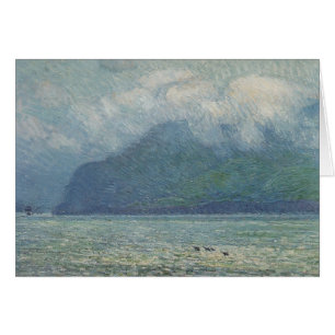 Silver Veil och Golden Grind av Childe Hassam Hälsningskort