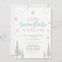 Silver Vinter Värld, Baby Shower / Sprinkle