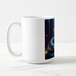 Silver Viper Orm Tunga Flickar Kaffemugg