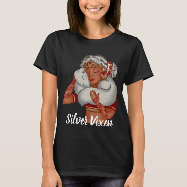 Silver vixen t shirt (Framsida)