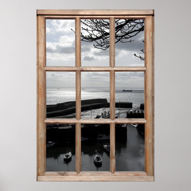 Silver-vy från ett fönster poster (Framsidan)