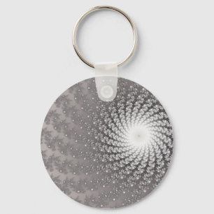 Silver Whirlpool2 Keychain Nyckelring