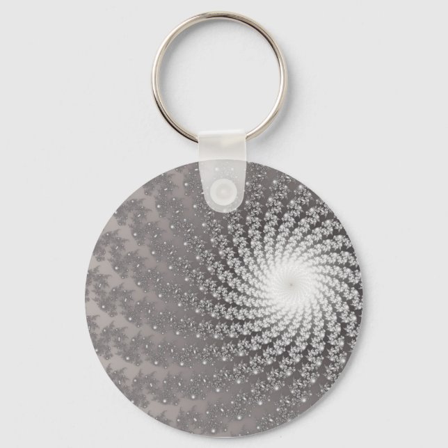 Silver Whirlpool2-nyckelkedja Nyckelring (Framsida)
