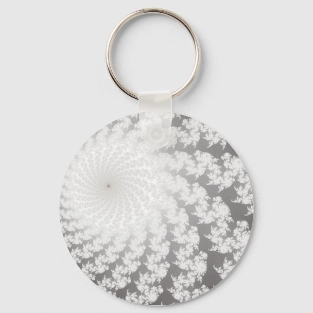 Silver Whirlpool Keychain Nyckelring (Framsida)