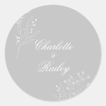 Silver White Corner Blommigt Boho Bröllop