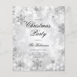 Silver Winter  Helgdag Inbjudan Program & Menu