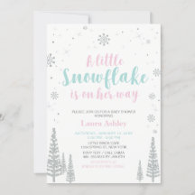 Silver Winter Wonderland, Baby Shower/Sprinkle