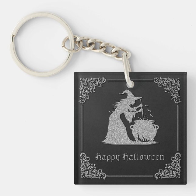 Silver Witch & Cauldron Halloween (Framsidan)