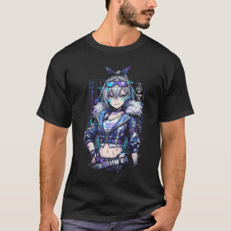 Silver Wolf HSR Crop Top Shorts Lårhöga Hackare T Shirt